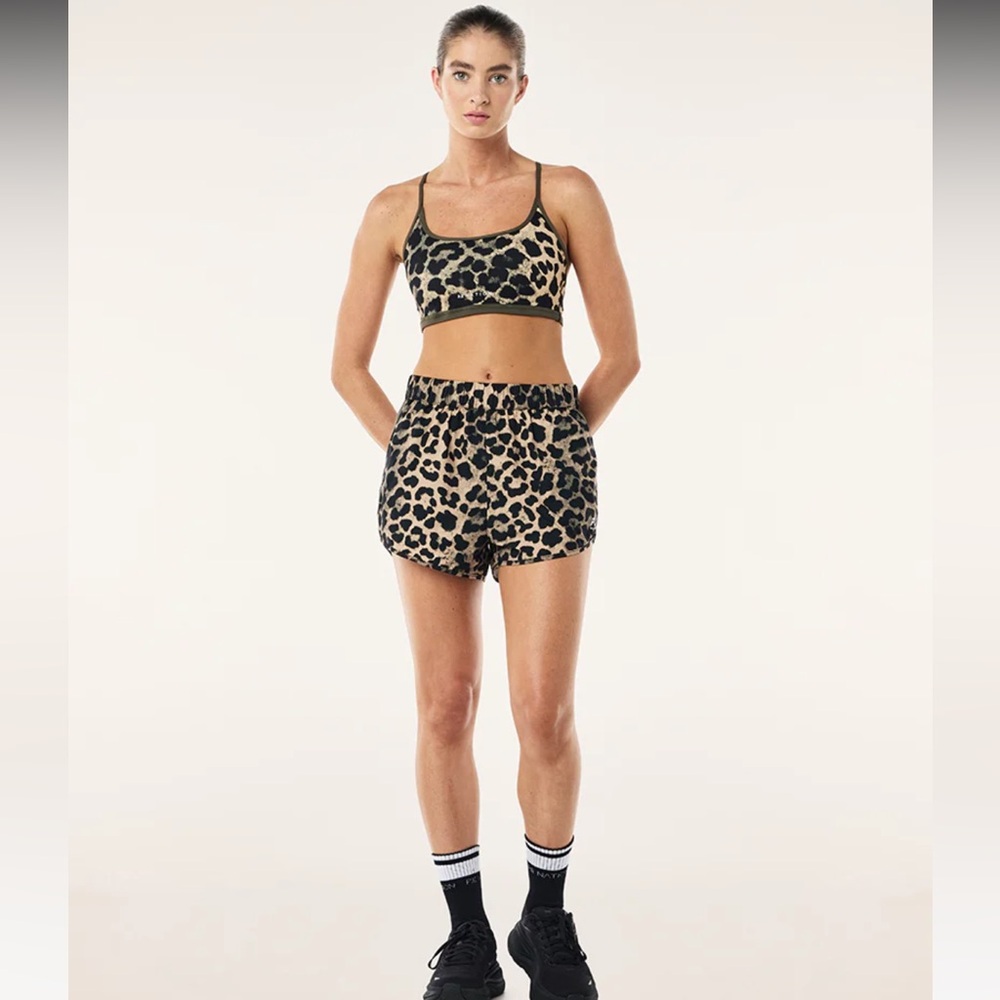 P.E Nation Venture Shorts in Leopard